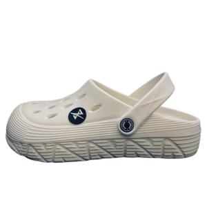 Trendy White Unisex Clogs | Lightweight Breathable Slip-On Sandals with Strap | Casual Comfort Footwear